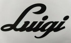 Fiat 500 Luigi  Car Sticker  10 X 5 3 Cm Oval Black transparent