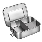 Bento Lunch Box Adults  304 Stainless Steel Airtight Lunchbox Food Taper Meal Pr