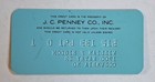 Vintage Jc Penney Credit Card Charge Plate Penney s