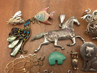 Vintage - Now 15 Piece Animals Bugs Pendants Charms Craft Jewelry Making Lot  12