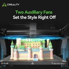  open Box creality K2 Plus 3d Printer 600mm s High Speed Dual Smart Ai Cameras