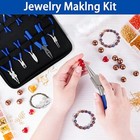10 Pcs Jewelry Pliers Set With Travel Carrying Case For Jewelry Beading Repair