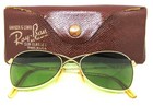 Ray-ban Usa 1940s Vintage B l Aviator Bowtie Infinity 12kgf Rb-3 Mint Sunglasses
