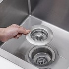 3 In 1 Stainless Steel Kitchen Sink Drain Strainer Trainer Stopper Drain Basket