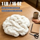 Wool Roving 16oz 1lb White For Needle Felting Hand Spinning Diy Felting Supplies