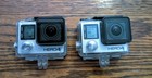 Gopro Hero4 Bundle 2 Cameras  7 Batteries  Triple Charger  8gb Sds many Extras 