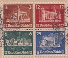Stamp Germany Mi 576-9 Cover Sheet 1935 3rd Reich Ostropa Konigsberg Fdc U