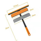 1pc Shower Squeegee With Handle For Glass  Window  Floor   Mirror Cleaning - New