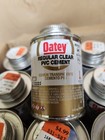 24 Pack Oatey 4oz Regular Clear Pvc Pipe Cement 31012   open Box New  