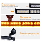Xprite Hazard Strobe Light Bar Traffic Advisor Amber Emergency Warning Security