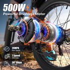 Varun Fat Tire Electric Bike 26  Mountain Bike 750w 48v 7 Speed Ebike For Adults