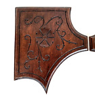 4 Rosette Scroll Wood Carving Panel 8 5 In Antique French Architectural Salvage