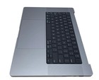 Apple Macbook Pro 16  2021 A2485 Top Case - Palmrest   Battery   Keyboard Gray