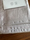 Pottery Barn Kids Baby Crib Skirt Amelia Tencel Fitted 16  Drop Lavender New