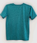 Adidas Dri Fit T Shirt Youth Boys Medium 10-12 Green Athletic Big Logo Aeroready