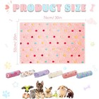 6-pack Washable Guinea Pig Fleece Blankets  30 X 20 In   Great Gift Travel Ready