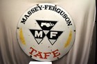 Massey Ferguson Tafe Vintage 48  Double-sided Porcelain Enamel Sign Farm Tractor