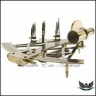 Nautical Kelvin   Hughes Vintage Brass Sextant Marine Maritime Navigational
