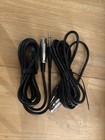  4  Karaoke Dynamic Mics W cables In Very Good Condition  Details In Description
