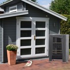 Pony Dance Pets Universal Birdcage Cover Blackout Breathable Large Grey 35x25x47