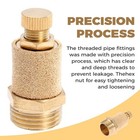 10pcs 1 2inch Pneumatic Muffler Filter Brass Flow Control Silencer Sintered B   