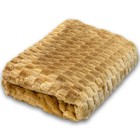 Caramel Super Plush Blanket 50x60 Throw Blanket Warm Soft Plush Caramel Blanket