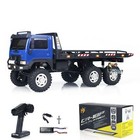 1 18 6x6 Flatbed Truck Rc Rock Crawler Rtr Off-road Truck Cr18p 2-speed Lights