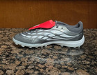 New Mens Adidas Predator Pro Fold-over Tongue Turf Soccer Shoes Jr7864 Iron Grey