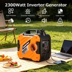Genkins 2300 Watt Portable Inverter Generator Gas Powered Ultra Quiet For Rv    