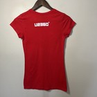 U2 360 Chicago Concert Tour Tee Shirt 2009 Red White Women   s Small  rare 