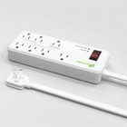 3-ft 7 -outlet Indoor White Power Strip