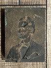 Antique Wood Type Letterpress Printing Block Abraham Lincoln   George Washington