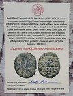 Roman Empire Byzantine Jesus Christ Portrait Emperor Constantine Coin With Coa 