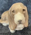 Vintage Dalia Ceramic Basset Hound Figurine     Made In Mexico     Hand Painted