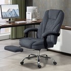 Massage Office Computer Chair Heated Reclining With Adjustable Height Footrest