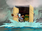 Tmnt Cartoon Mws Cel Michelangelo Casey Jones Production Animation 1987 Coa Cell