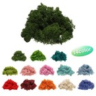 Preserved Reindeer Moss 4oz Fake Moss For Crafts Dark Green