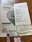 1964 Vintage Welcome To Disneyland Main Gate Map Brochure Rare  Disneyana