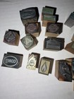 Vtg Lot Printing Letterpress Printer Block Automotive Oil Gas Station Logos Enco