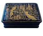 Russian Lacquer Box Fedoskino Handmade Jewelry Box Russian Russian North