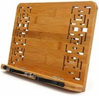 Adjustable Lightweight Bamboo Book Bible Stand Reading Holder Cookbook Stand