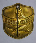 A 1930 s Speed Gibson Flying Corps I s p  Brass Pinback Badge-original
