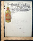 1918 Walter Brewing Pueblo Colorado Letterhead Note Signed By M Walter Jr Fp172