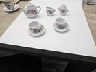 Childs 15 Piece China Tea Set Miniature Vintage Made In China Flower Print