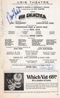 Raul Julia  signed   via Galactica  Galt Macdermot 1972 Broadway Flop Playbill