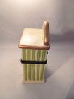 Floral Ceramic Chest Of Drawers Trinket Box With Decorative Hinged Closure