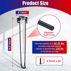 Folding Hairpin Table Legs 16 5 Inch   420mm  4pcs Heavy Duty Foldable Metal Fur