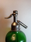 Vintage Green Seltzer Bottle Max Wein Bronx  Ny 26 Ounces Registered