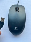 Logitech M100 Wired Usb Optical Mouse Black - Guaranteed To Work