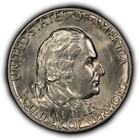 1927 50c Vermont Commemorative Silver Half Dollar - Luster - Sku-c1274